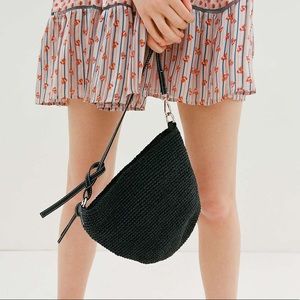 UO Straw Crossbody Bag